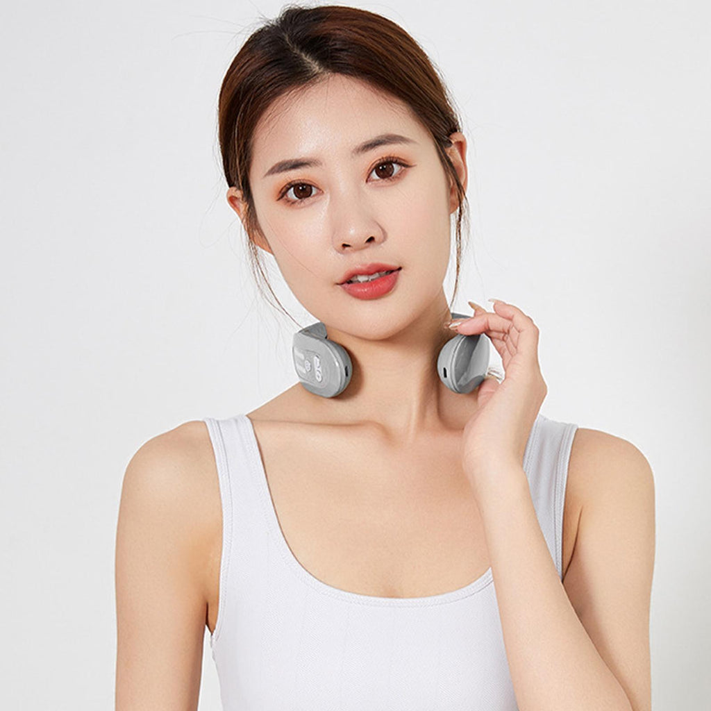 Masajeador Cervical Inteligente con Calor y EMS — Alivio Profesional en Casa